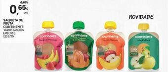 Polpa de frutas continente
