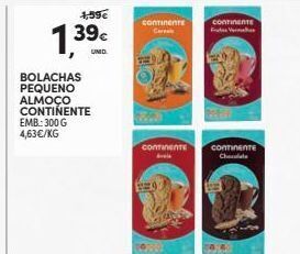 Biscoitos continente