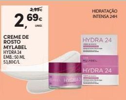 Creme facial mylabel