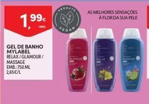 Continente Bom dia Gel de banho mylabel promoção