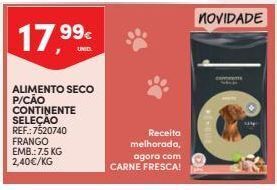Continente Bom dia Ração para cães continente promoção