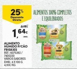 Continente Bom dia Ração para cães friskies promoção