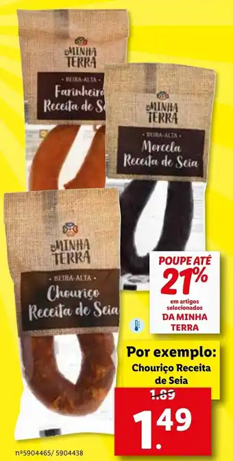 Lidl Minha Terra Chouriço Receita de Seia promoção