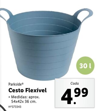Lidl Parkside Cesto Flexível 30L promoção