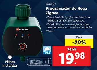 Lidl Parkside Programador de Rega Zigbee promoção