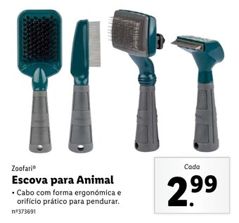 Lidl Zoofari Escova para Animal promoção