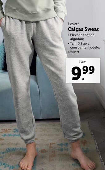 Esmara Calças Sweat XS ao L