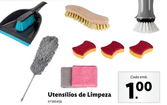 Lidl Utensílios de Limpeza promoção