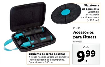 Lidl Crivit Acessórios para Fitness promoção