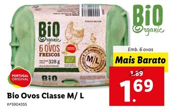 Bio Ovos Classe M/L 6 ovos