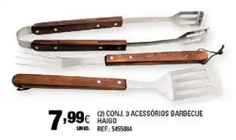 Conj. 3 Acessórios Barbecue Haigo