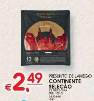 Meu Super Presunto continente promoção
