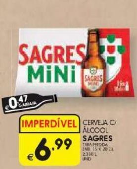 Meu Super Cerveja sagres mini promoção