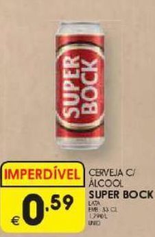 Meu Super Lata de cerveja super bock promoção