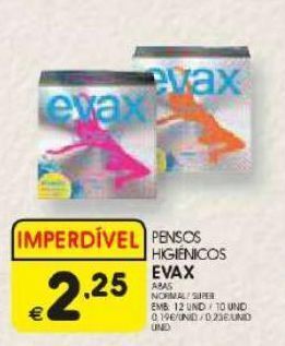 Absorvente evax
