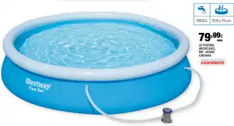 Continente Piscina Insuflável C/Bomba promoção