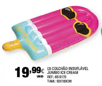 Continente Colchão Insuflável Jumbo Ice Cream promoção