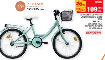 Bicicleta de Passed Junior Missy C/Cesto Berg