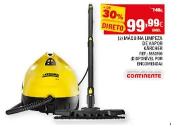 Continente Máquina Limpeza de Vapor Kärcher promoção