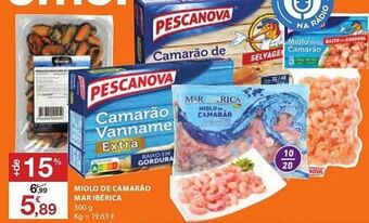 E.Leclerc Camarão pescanova promoção