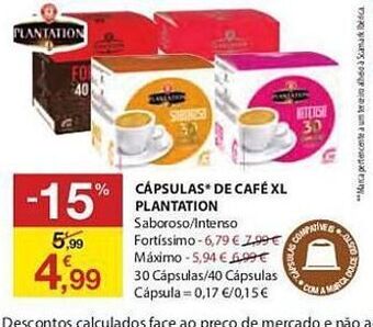 E.Leclerc Cápsulas de café plantation promoção