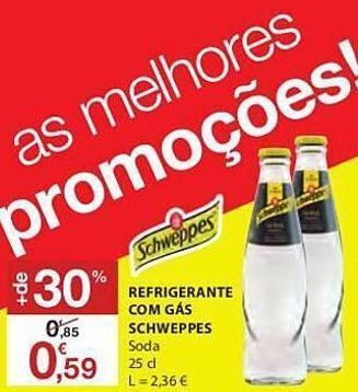 E.Leclerc Refrescos schweppes promoção