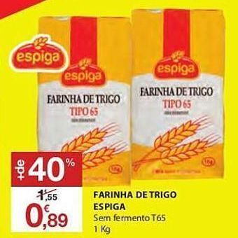 E.Leclerc Farinha de trigo espiga promoção