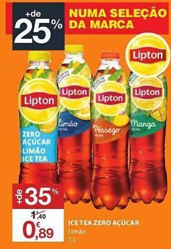 E.Leclerc Chá gelado lipton promoção