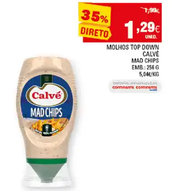 Molhos Top Down Calvé 256g