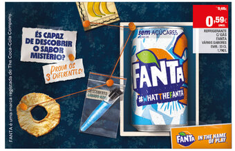 Continente Refrigerante C/Gás Fanta 33cl promoção