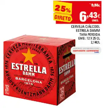 Cerveja C/ Álcool Estrela Adamm Tara Perdida 12x25cl
