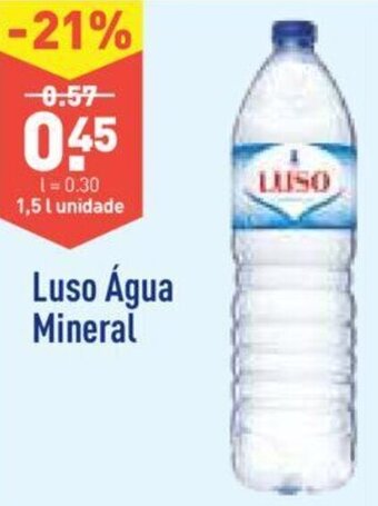 ALDI Luso Água Mineral 1,5L promoção