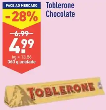 ALDI Toblerone Chocolate 360g promoção