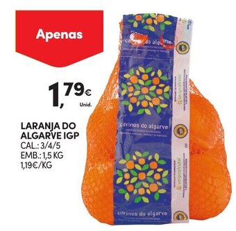 Continente Laranja do Algarve IGP 1,5kg promoção