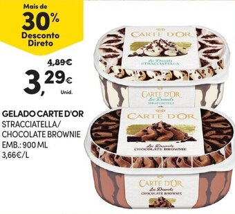 Continente Gelado Carte D'Or 900ml promoção
