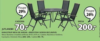 JYSK Jutlandia Bredsten Cadeira Reclinavel promoção