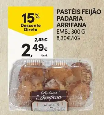 Continente Pastéis Feijão Padaria Arrifana 300g promoção