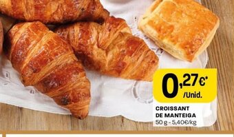 Intermarché Croissant De Manteiga 50g promoção