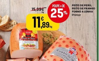 Intermarché Peito de Peru, Peito De Frango Forno A Lenha Primor promoção