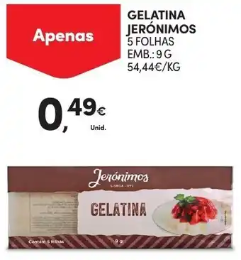 Gelatina Jerónimos 9g