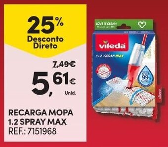 Continente Recarga Mopa 1.2 Spray Max promoção