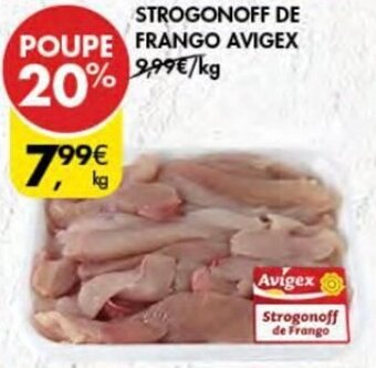 Pingo Doce Strogonoff de Frango Avigex promoção