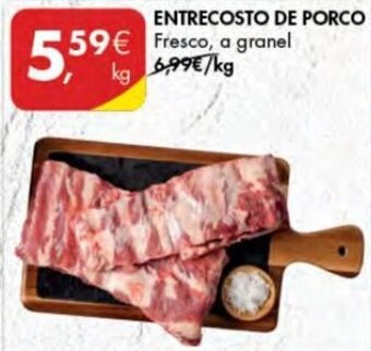 Pingo Doce Entrecosto de Porco promoção