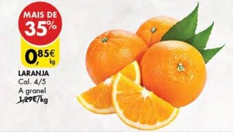 Pingo Doce Laranja promoção