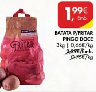 Pingo Doce Batata p/Fritar Pingo Doce 3kg promoção