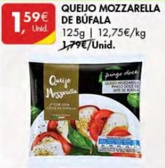Pingo Doce Queijo Mozzarella de Búfala 125g promoção