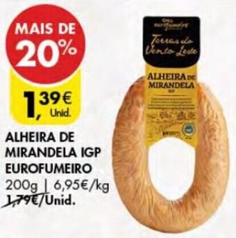 Pingo Doce Alheira de Mirandela IGP Eurofumeiro 200g promoção