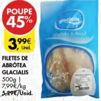Pingo Doce Filetes de Abrótea Glacialis 500g promoção