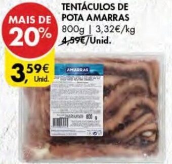 Tentáculos de Pota Amarras 800g