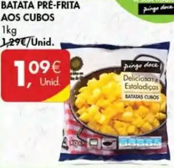 Pingo Doce Batata Pré Frita Aos Cubos 1kg promoção